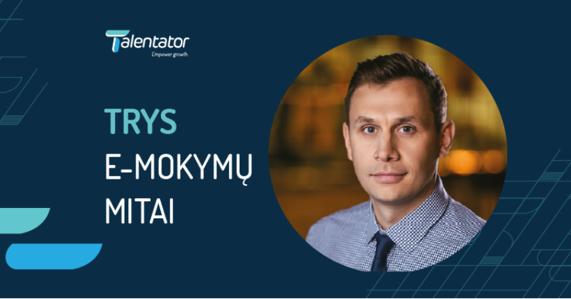 Trys e-mokymu mitai