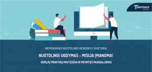 Nuotolinis ugdymas - misija įmanoma!