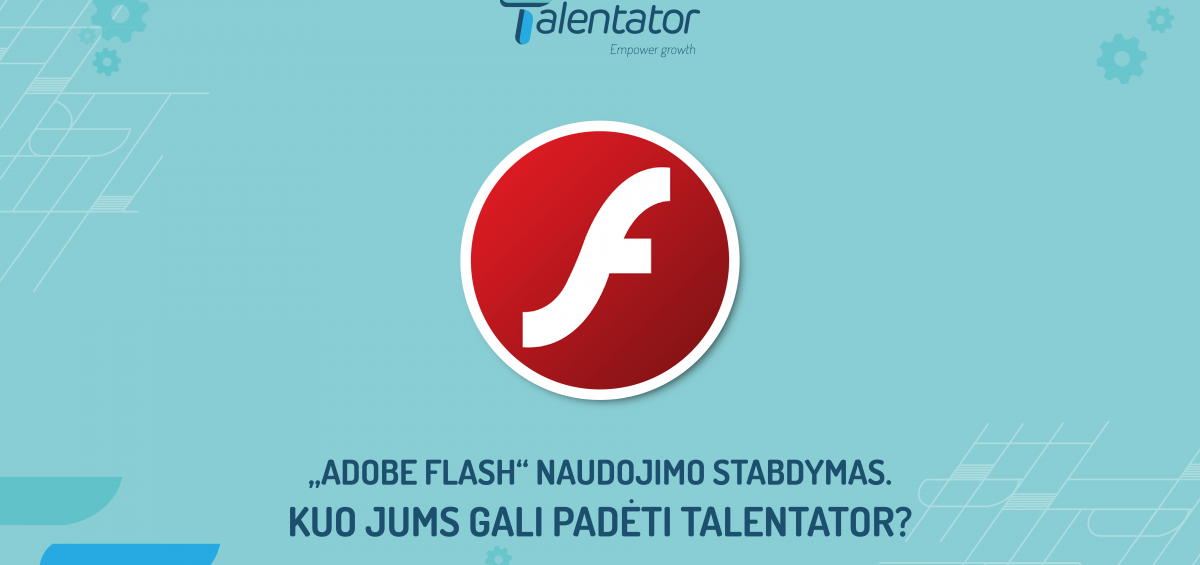 Flash Player stabdymas