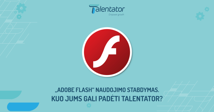 Flash Player stabdymas