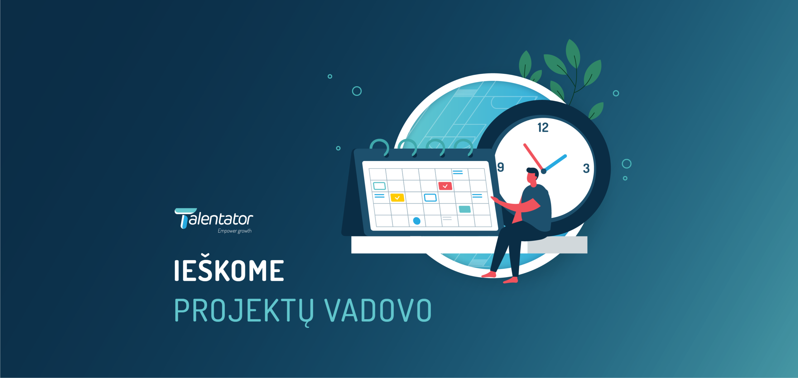 Ieškomas Projektų vadovas
