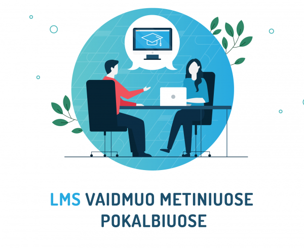 LMS vaidmuo metiniuose pokalbiuose