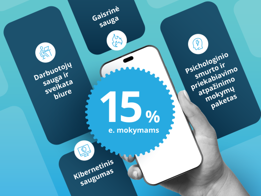 15% nuolaida e.mokymams