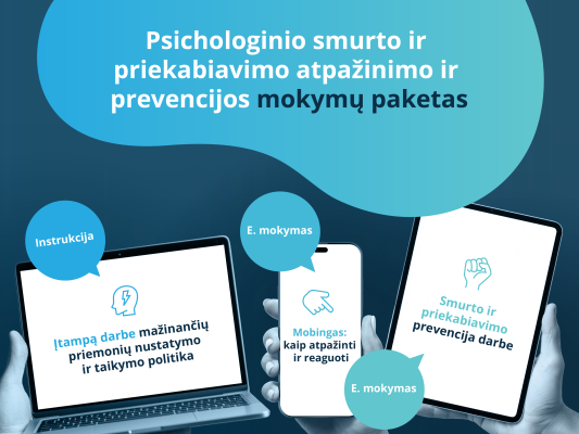 Smurto prevencijos mokymų paketas